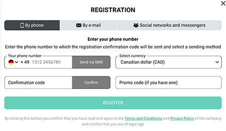 Planbet Casino Registrierung